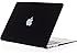 Kuzy - AIR 11-inch BLACK Rubberized Hard Case Cover for Apple MacBook Air 11.6" (Models: A1370 and A1465) - BLACK