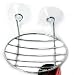 Stainless Steel Wire Soap Holder, Oval 6x4 with Suction Cups
