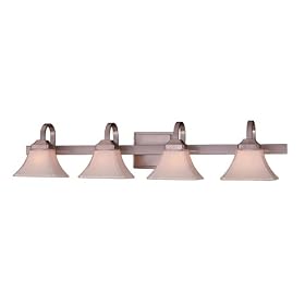 Minka Lavery Agilis 6814-84 Large Glass Reversible 4-LT 400w (8H x 43W) Vanity Lighting in... by Minka