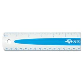 Westcott 14757 - 12 Ruler with Microban Antimicrobial Product Protection-ACM14757