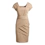 Hee Grand Women Princess Office Lady Short Sleeve Dress
