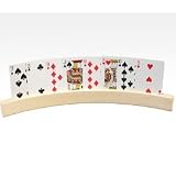 Wood Curve Shape Card Holder, 14