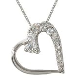 Moissanite Journey Heart Pendant