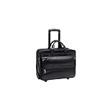 McKlein USA P Series Franklin Leather 17 Detachable Wheeled Laptop Case