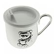 Silver Plated Baby Teddy Bear Sippy Cup Baby Birth Gift