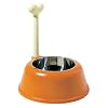 A di Alessi Lupita Dog Bowl, Orange, (AMMI02 O)