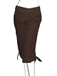 BCBGirls Corduroy Crop Pants in Bitter Chocolate