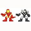 Marvel Super Hero Squad Iron Man (Tony Stark version with removable helmet) vs War Machine