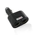 Car Multiple Cigarette Socket Two-outlet 12 volt DC Adapter