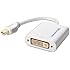 Cable Matters Mini DisplayPort (Thunderbolt&trade; 2 Port Compatible) to DVI Male to Female Adapter in White
