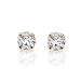 14K Yellow Gold Stud 1/4 Carat Diamond Earrings