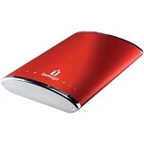 Iomega eGo Rugged Portable Hard Drive, USB 2.0, 160GB, Cherry Red - 33832