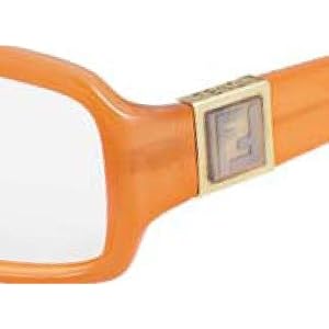 Authentic Fendi Eyeglasses 739 ORANGE DEMO LENS 832