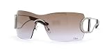Christian Dior - CHRISTIAN DIOR DIORLY 2/S 6LBJN RUTHENIUM BROWN VIOLET GRADIENT RIMLESS SHIELD SUNGLASSES