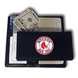 Boston Red Sox Embroidered Leather Checkbook Cover