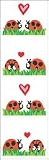 Lovey Ladybugs Stickers by Mrs. Grossman's