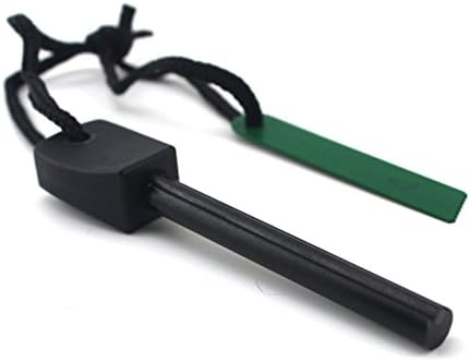 Madesign 10CM*0.8CM Magnesium Flint Stone Fire Starter Lighter Survival Camping Hunting Gear Kit (MXJ-091)