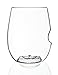 GoVino Wine Glass Flexible Shatterproof Recyclable- 12 Oz, Set of 8