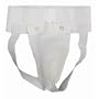 Groin Guard White Senior -Elasticated waist/Removable cup