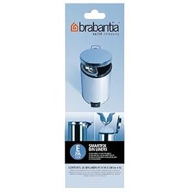 Brabantia Smartfix (E) 20 litre Bin Liners (40 bags)