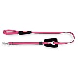 Bamboo Quick Control 6-Foot Leash with Seat Belt Latch Pink