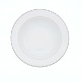 Lenox Grand Central Bone China Platinum Banded Pasta Bowl/Rim Soup