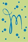Outdoor Living : Monogram Polka Dot Regular Size Flag - M