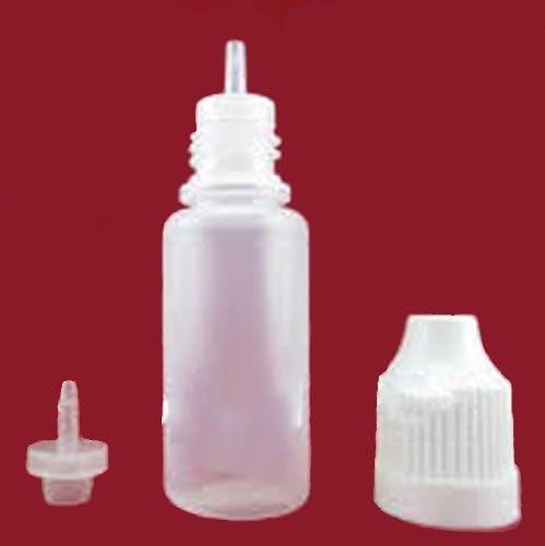 100/200/300 x 10ml Thin Tip LDPE Translucent Plastic Dropper Bottle- Great for E-Cig Liquids (200)