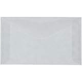 Glassine Wedding Favor 50 Mini Envelopes For $1 State Lottery Tickets - Scratch Off Game Cards Envelopes