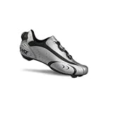 Lake Cycling CX170 Mens Road Cycling Shoes - Silver/Black - Wide