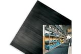1/8 Thick 3' W Corrugated Rubber Runner Full Roll 150'L