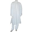 Casual Dress Men Cotton Clothing Embroidered Kurta Pajama Long Sleeve Chest : 46 (chgkp116)