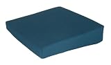 Duro-Med Sloping Back Seat Mate Cushion with Navy Poly/Cotton Cover, Navy