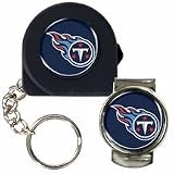 NFL Tennessee Titans 6' Tape Measure, Key Chain & Money Clip Set