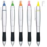 Highlighter with Ballpoint Pen
