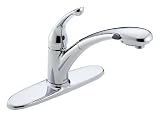 Delta 470 Signature Single-Handle Kitchen Faucet with Pull-Out Spray, Chrome
