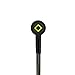 Aircom A1 Anti-Radiation Hollow Air Tube Stereo Ear Buds Pro Earphones Stereo Hands-Free Headset Headphones Built-in MIC with 3.5mm Jack for iPhone Samsung Mobile Phones (Black) - US Patent # 6453044