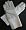 Budget foil/epee/sabre leather palm glove