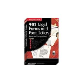Cosmi Professional 501 Legal Forms And Form Letters