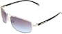 Skechers Men's 5024 Aviator Sunglasses,Silver Frame/Gradient Smoke To Blue Lens,one size