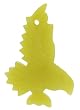 Flying Eagle Pendant 45X67mm -Olive Jade 3mm Hole - Set of 3