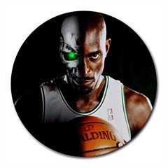Boston Celtics Kevin Garnet Round Mouse Pad