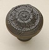 Knob - Round, Ornate Knob in Oil Rubbed Bronze