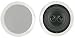 BIC America M-SR6D 150-Watt 2-Way In-Ceiling Speaker with Dual Tweeters, White