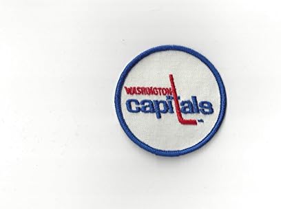 Vintage 1970s NHL Washington Capitals 3 inch Round Patch Old Logo (sew on only)