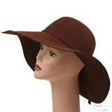 Woman's Wool Felt Hat-Brown by E4hats