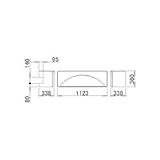 LIXIL メンテナンス部品 住器用部品 バスルーム 浴槽エプロン 1818(L) プレーンブラウン[RMFT502]