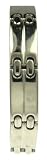 Image of Gents Silver Colour 2 Row Stainless Steel Bracelet