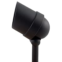 Paradise GL22720BK Low-Voltage Cast-Aluminum 50-Watt Halogen Spot Light, Black