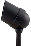 Paradise GL22720BK Low-Voltage Cast-Aluminum 50-Watt Halogen Floodlight, Black